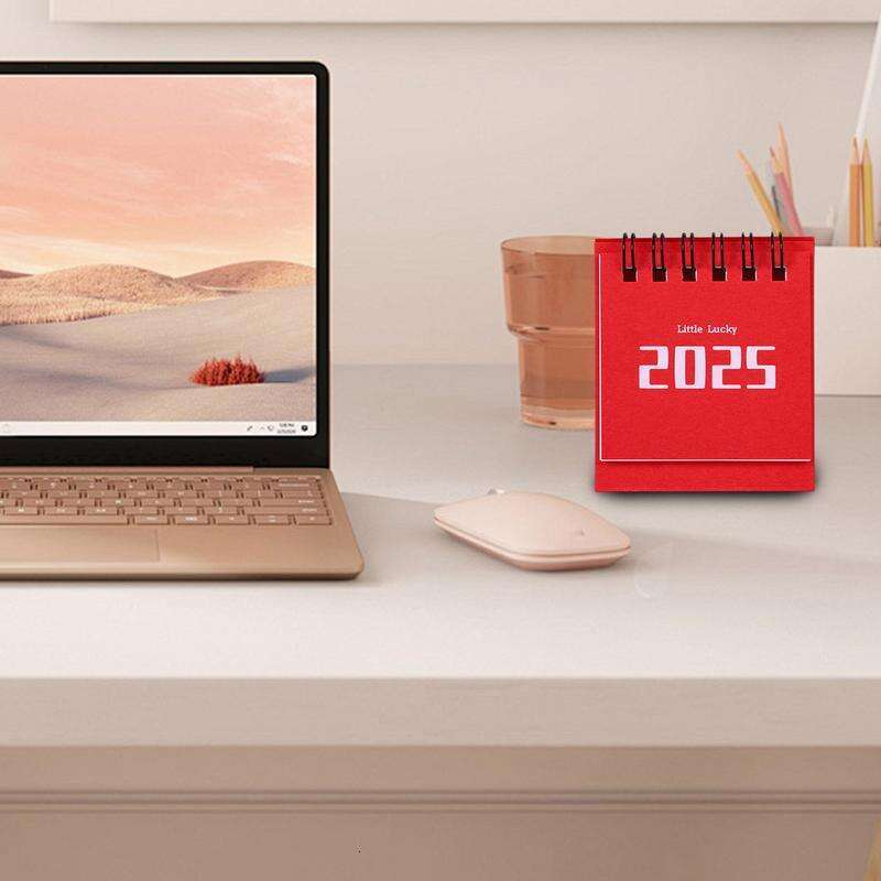 Standing Calendar Desktop Calendar 2025 Small Desktop Decoration Memo Pad Calendar Standing Calendar For Home School Ab0