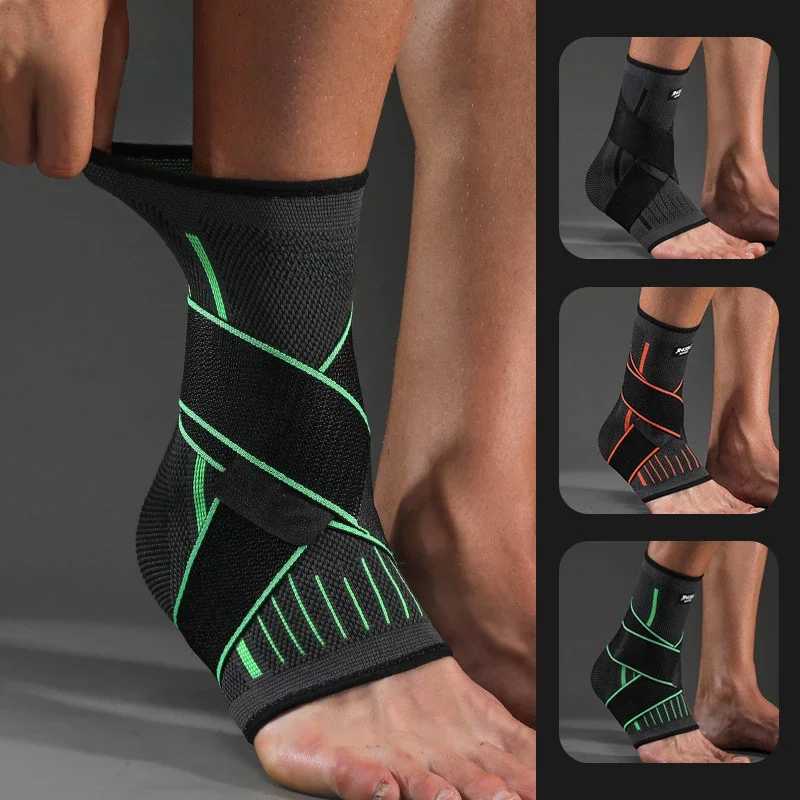 1PC Ankle Protector Compression Bandage Sport Anklet Support Brace Exercise Ankle Straps Elastic Belt Fitness Gym Accessories Y240913
