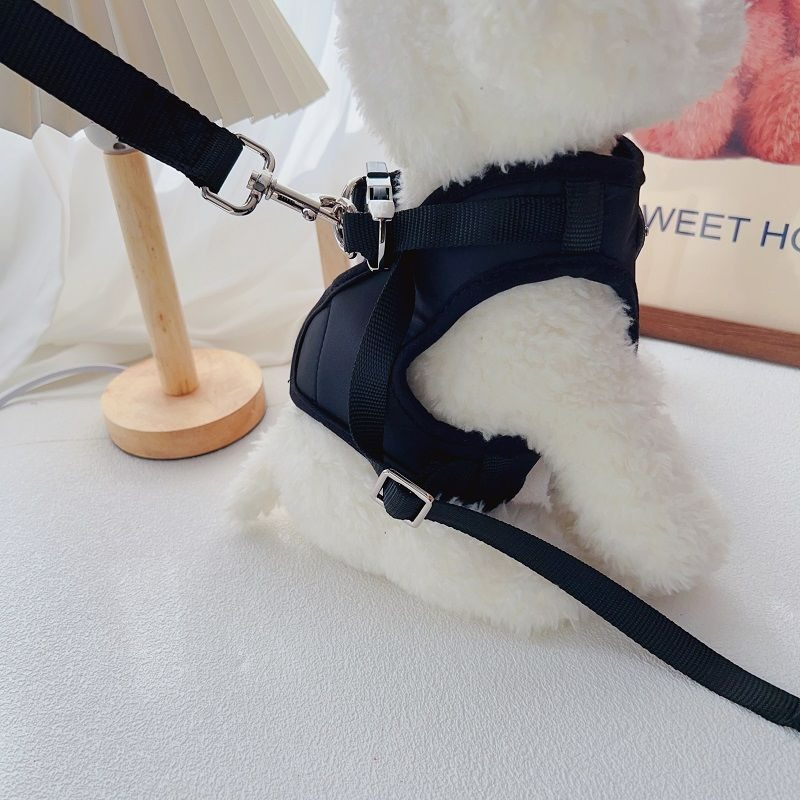 New Designer Pet Draw Harness Adjustable Small Dogs Leash Dog Accessories for French Bulldog Chihuahua Puppy Supplies