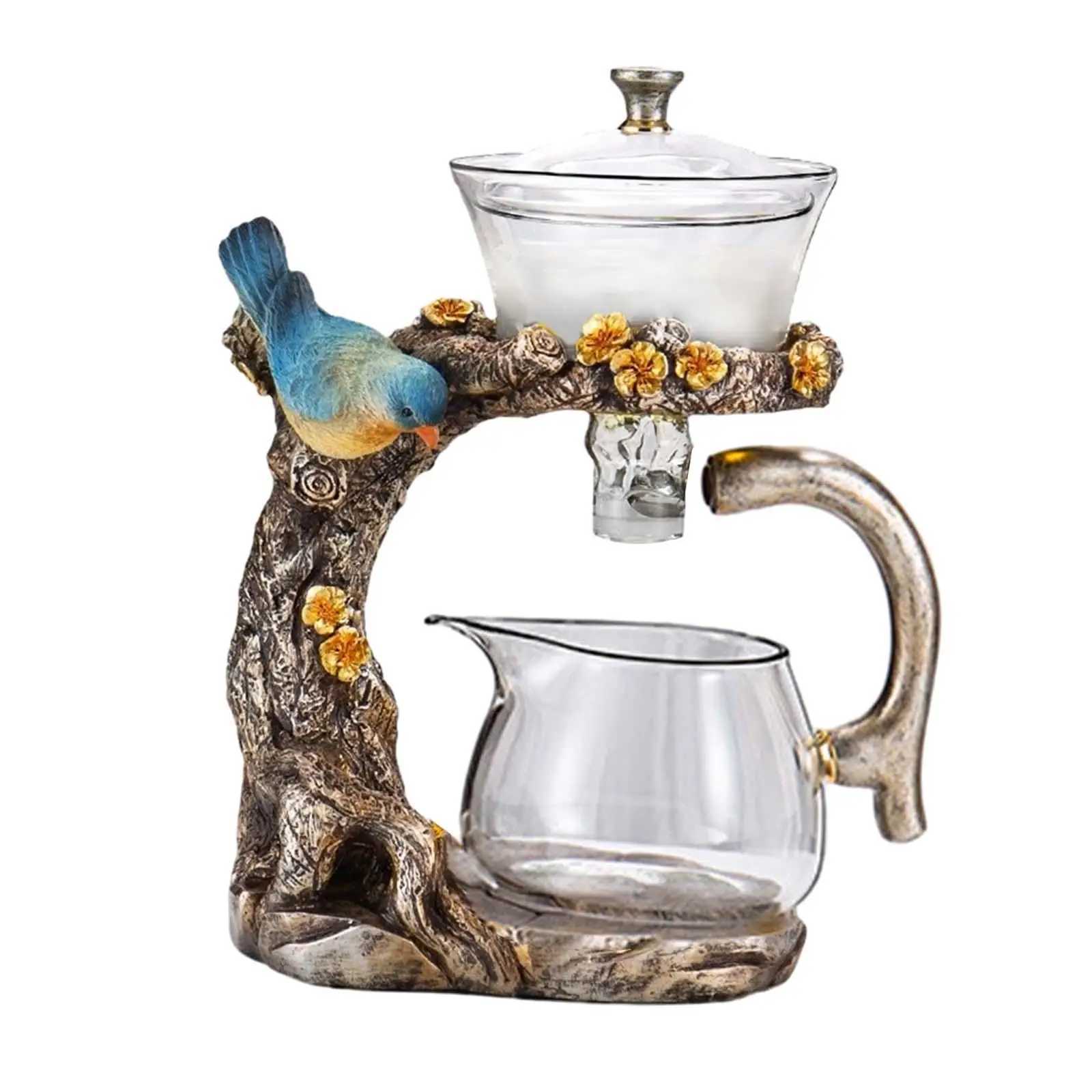 Teapot semi-automatic teapot for New Years office birthday gift dad gift table decoration X240913