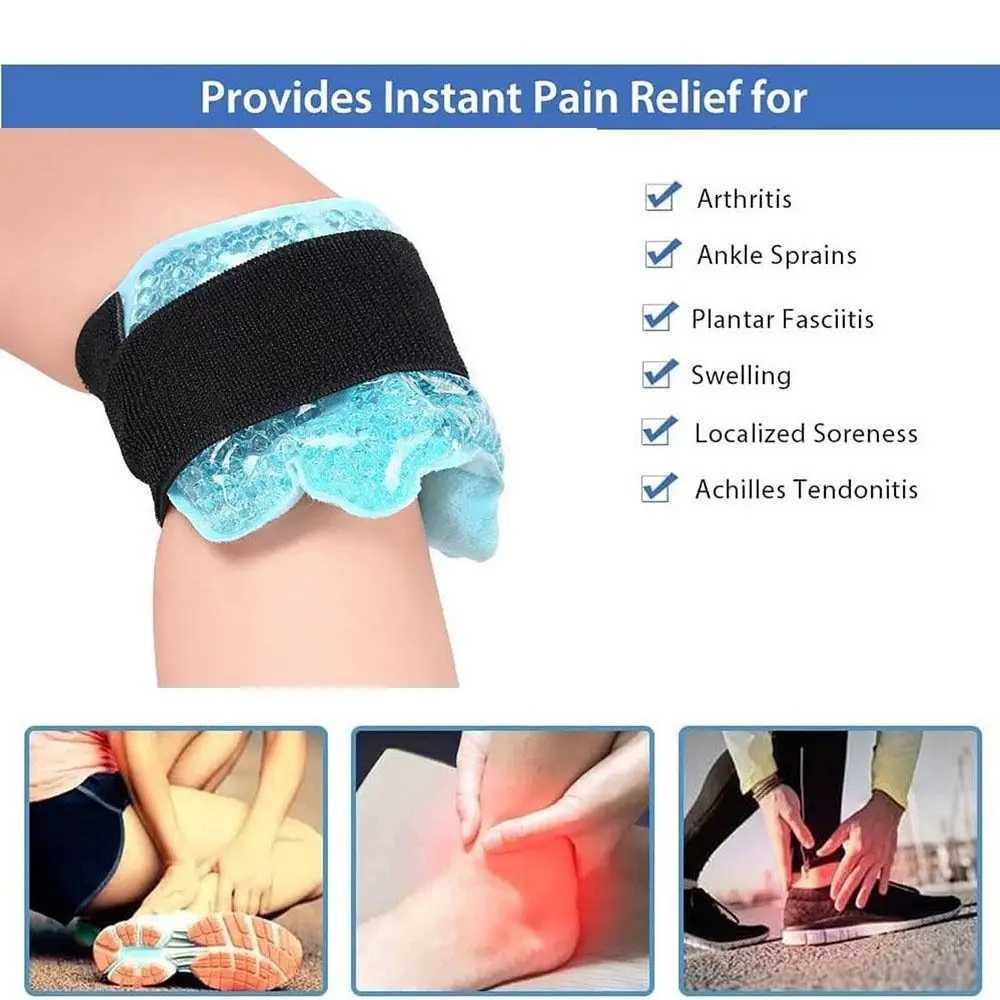 Sports Reusable Ease Pain Relief For Back Neck Ankle Gel Pad Hot Cold Ankle Protection Ice Pack Wrap Ice Pack Protector Y240913