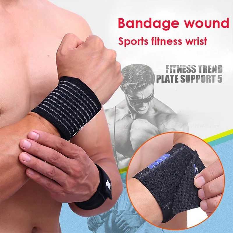 Wrist Support 1pc Elastic Bandage Hand Stripes Safe Dirt-proof Wearable Sports Knee Support Strap Ankle Leg Protector Band Wrist Brace Fitness z240913