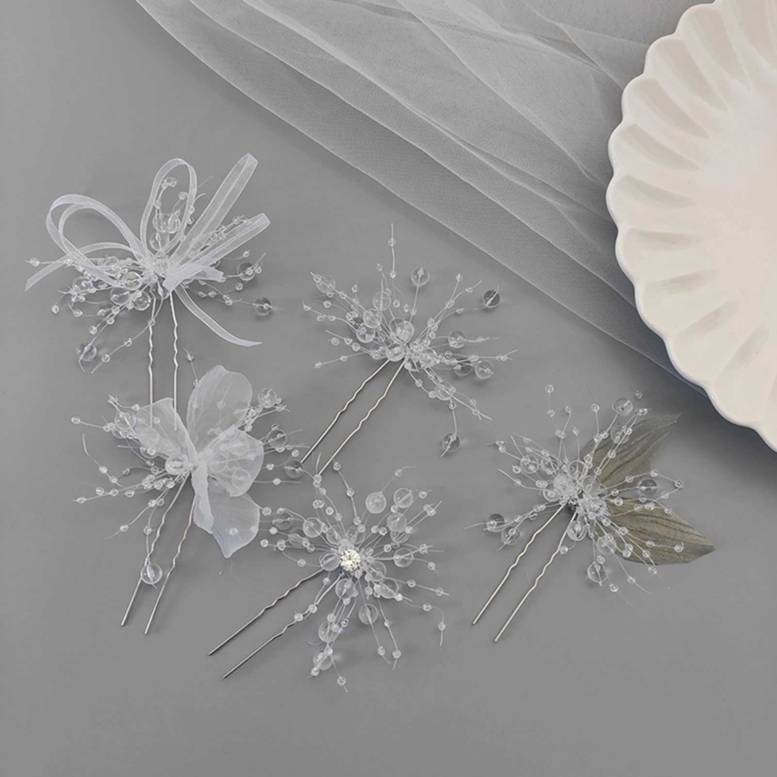 Fashion Crystal Wedding Hairpin Hair Accessories U-shaped Hairpins Bridal Hair Jewelry Rhinestone Women Hair Clips HeadpiecesX240913