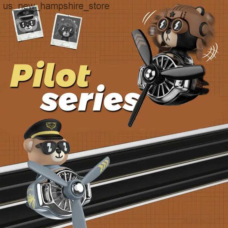 Car Air Freshener Car Air Outlet Fragrance Car Vent Fragrance Airplane Shape Clip Freshener Rotating Fragrant Fan For Long And Short DistanceL240910