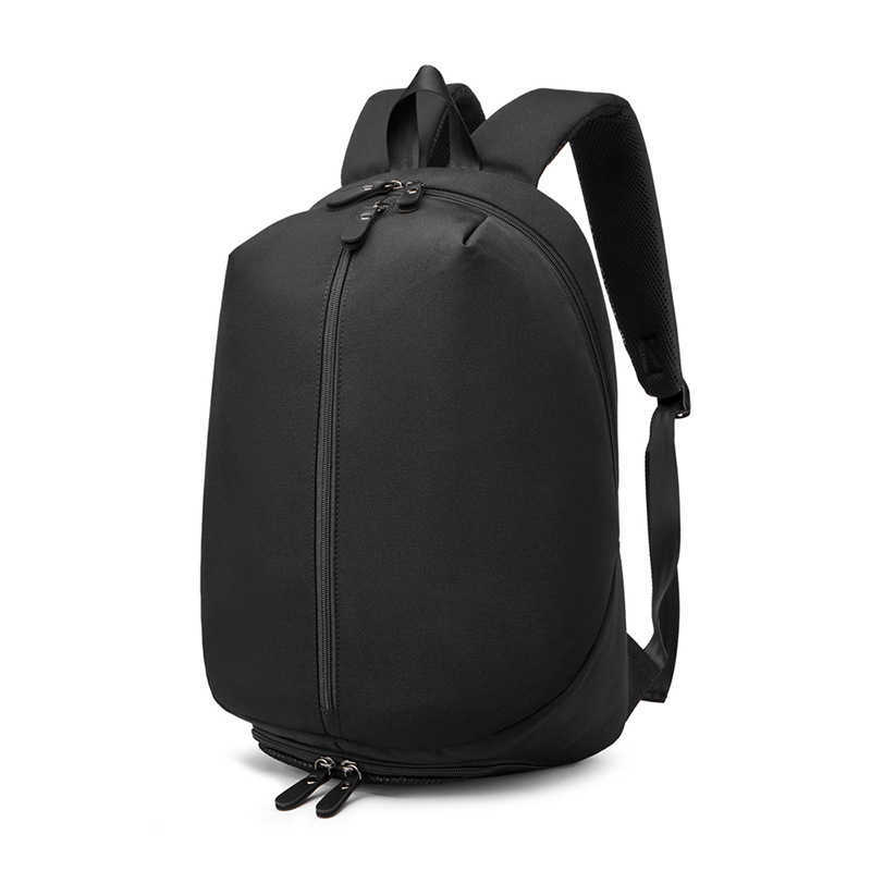 Waterproof trendy men's backpack vertical square fitness backpack outdoor Luggage Backpack 240915