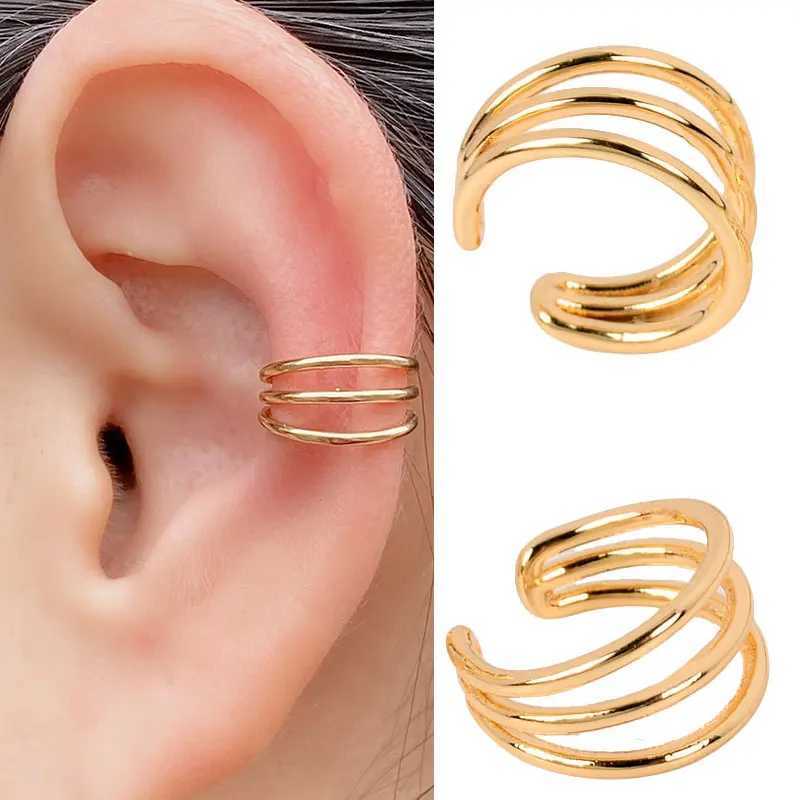 15 Designs Ear Cuffs Clip On Non Pierced Hole Ear Cuff Fake Without Piercing Cartilage Conch Earring Adjustable EaringX240913