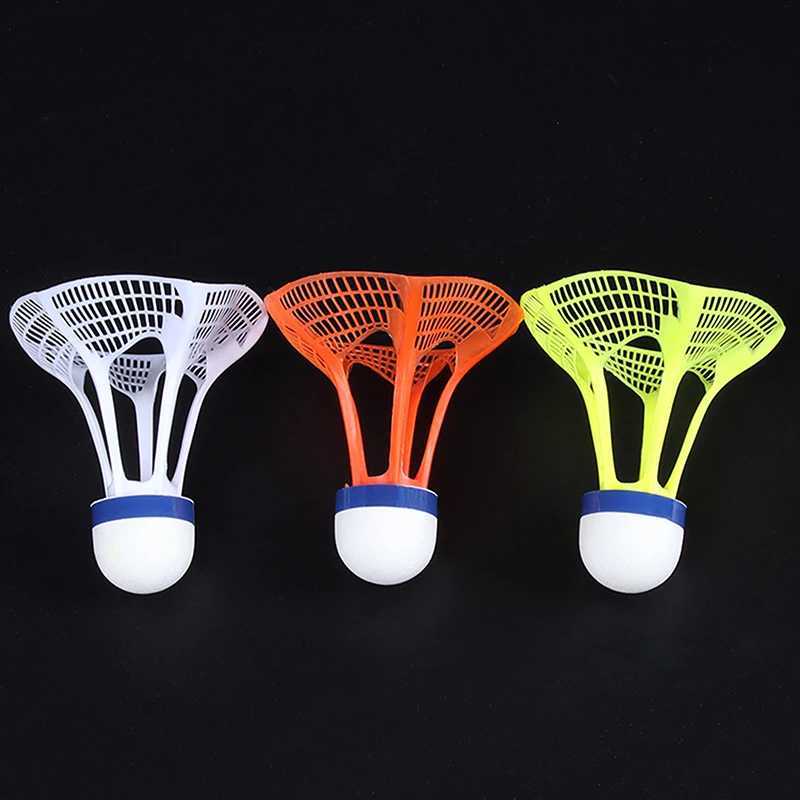 3Pcs Windproof Badminton Wind Resistance Shuttlecock Ball Training Accessoires Sport Supplies Multicolor Nylon Badminton Y240912