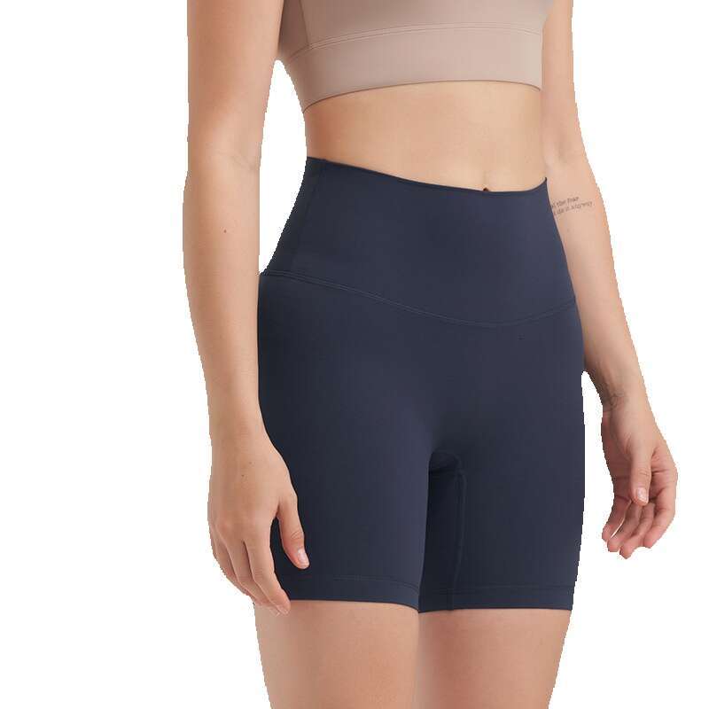 Upgraded Double-sided Brushed Yoga for Women with High Waist Peach Lifting Buttocks Sports Shorts Fitness Pants Cropped Pants Woman Workout Clothe Yog