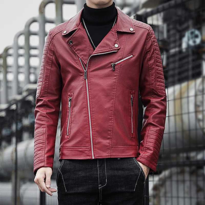 New Mens Autumn and Winter Men High Quality Fashion Coat Leather Jacket Motorcycle Style Male Business Casual Jackets Men 3XLX240913