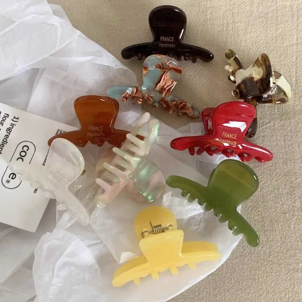 Acetate Claw Clip Fashion Hair Accessories Small Barrette Headdress Headwear Hair Claw GirlsX240912