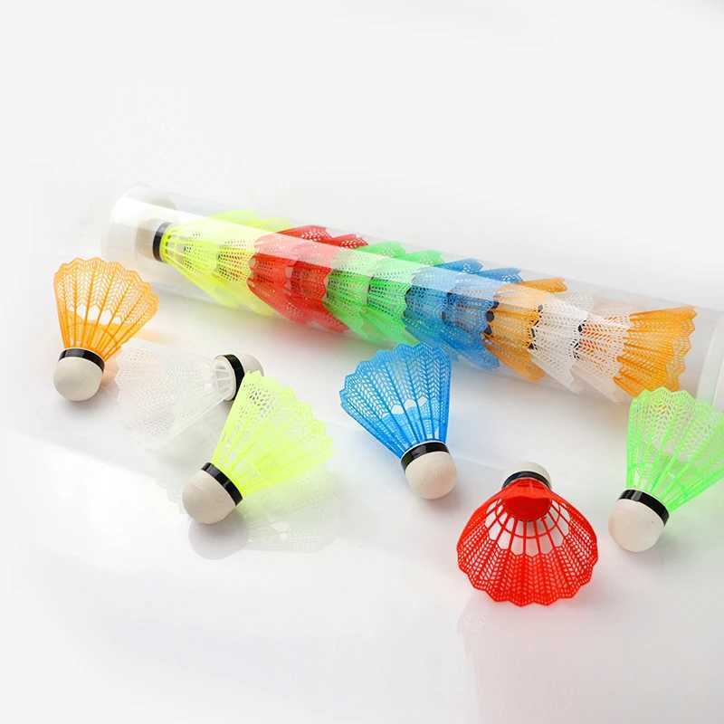 12 Pcs/Set Colorful Shuttlecocks Badminton Foam Balls Leisure Sport Games Y240912