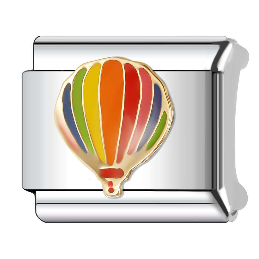 2024 Women's Gift Fit 9mm Stainless Steel Italian Charms Bracelet Links Beads Bracelet DIY Handmade Italian Style Classic Fashion Pattern