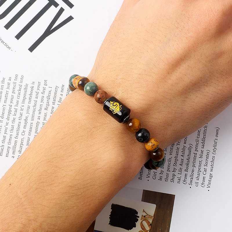 12 Zodiac Bracelets for Men Leo Libra Bracelets for Men Gemini Virgo Charm Bracelets for Women Couple Jewelry W240913