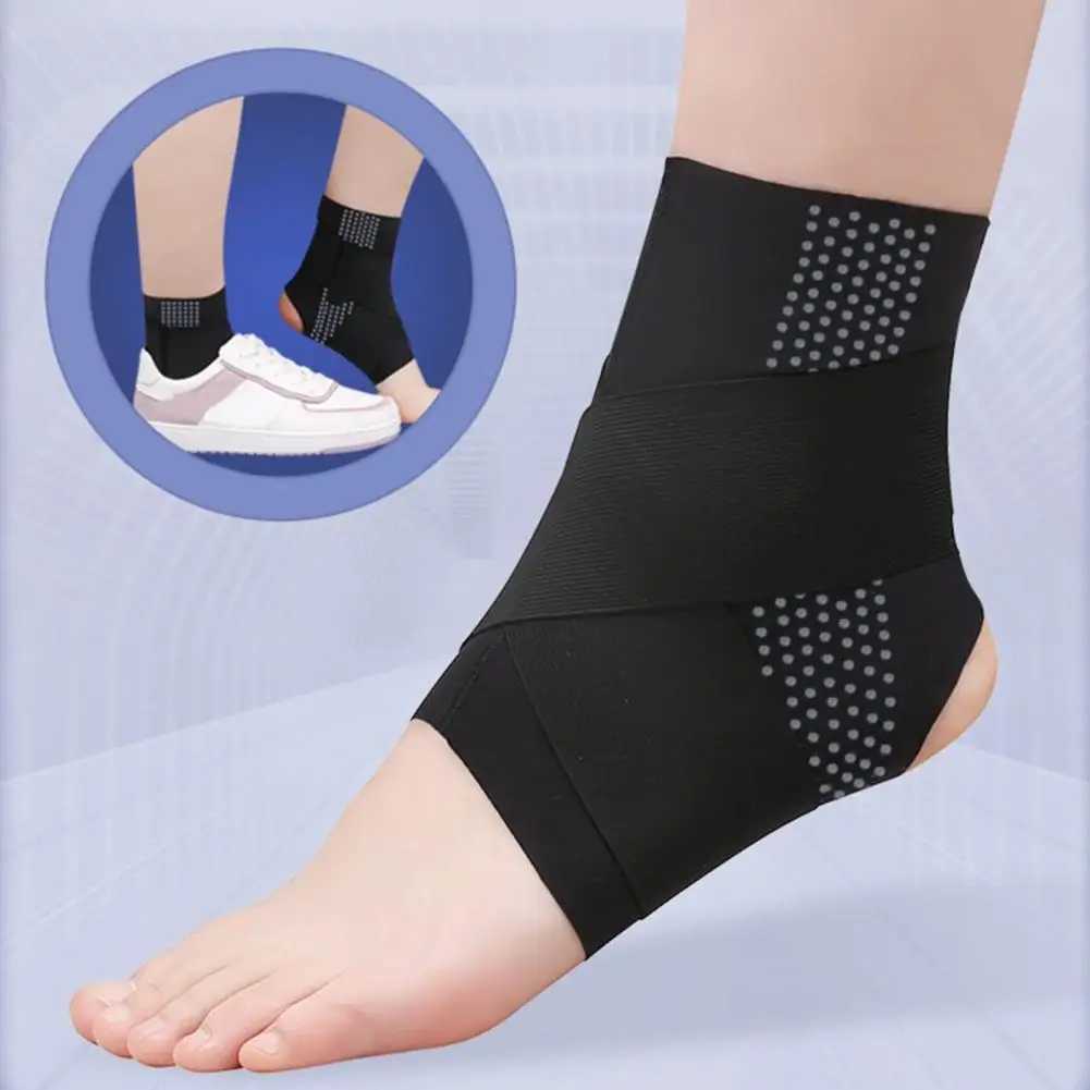 Ankle Brace Super Soft Breathable High Elastic Sweat Absorption Compression Strap Belt Ankle Protector Sports Supplies Y240913