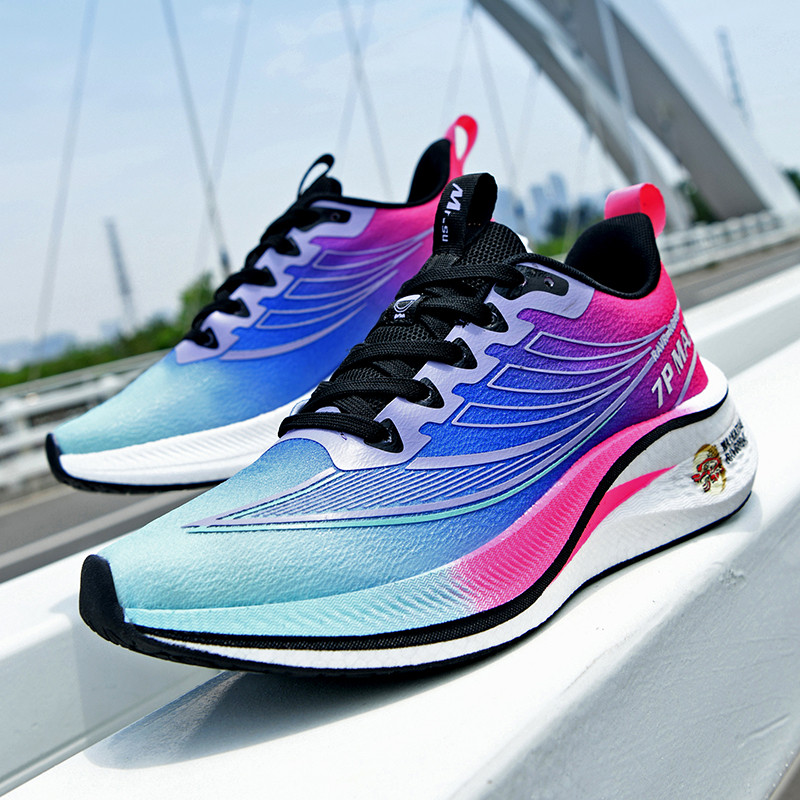 Air Marathon Cushion Carbon Plate Sports Running Shoes Men Breathable Lightweight Comfy Unisex Athletic Tennis Sneakers Footwear fe7d