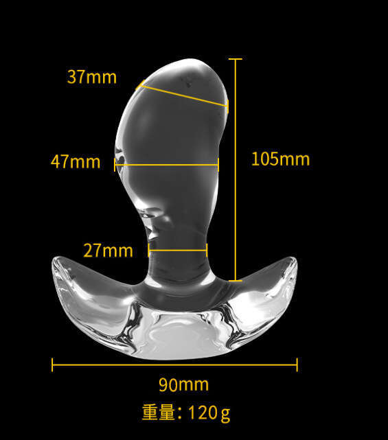 Transparent mango anal plug, invisible wearing of anal plug, backyard bead pulling, chrysanthemum plug, fist crossing, masturbation device, adult prod