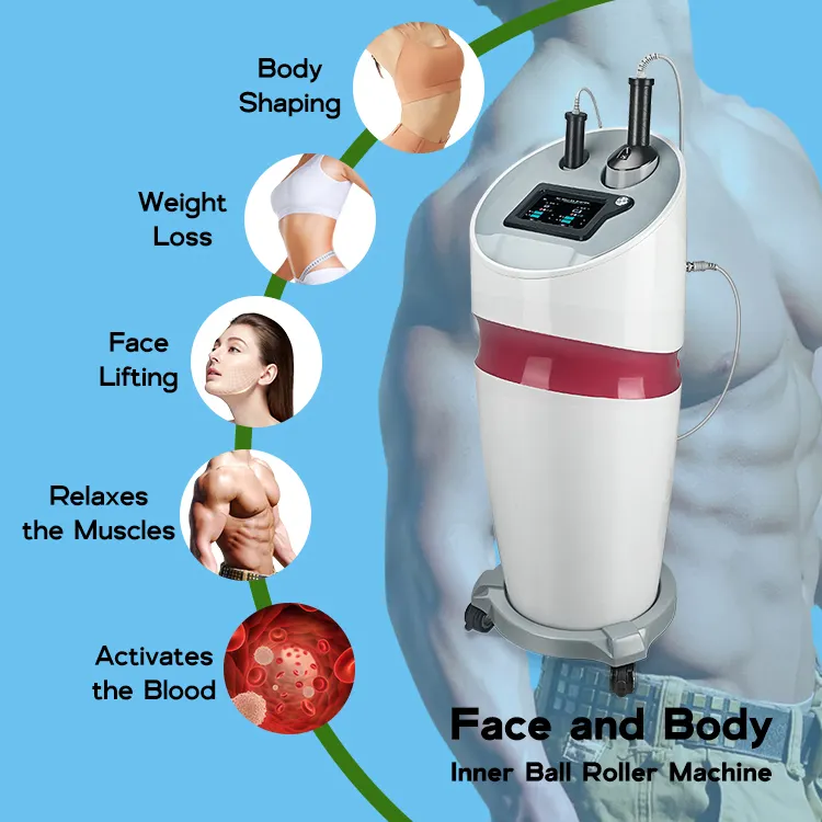 8D Inner Ball Endo Roller Body Shaping Slimming Face Rolling Massage Body Sculpting Cellulite Reduction Body Slimming Machine