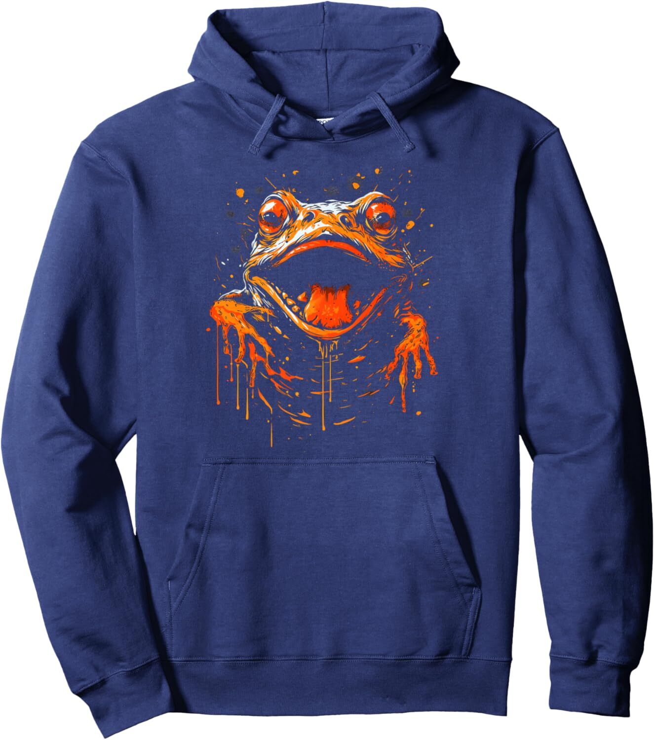 Hoodie for Mens Womens Halloween Frog Costume Scary Horror Creepy Halloween Party Pullover Hoodie Graphic Hoodies sweatshirt Pullover Long Sleeve