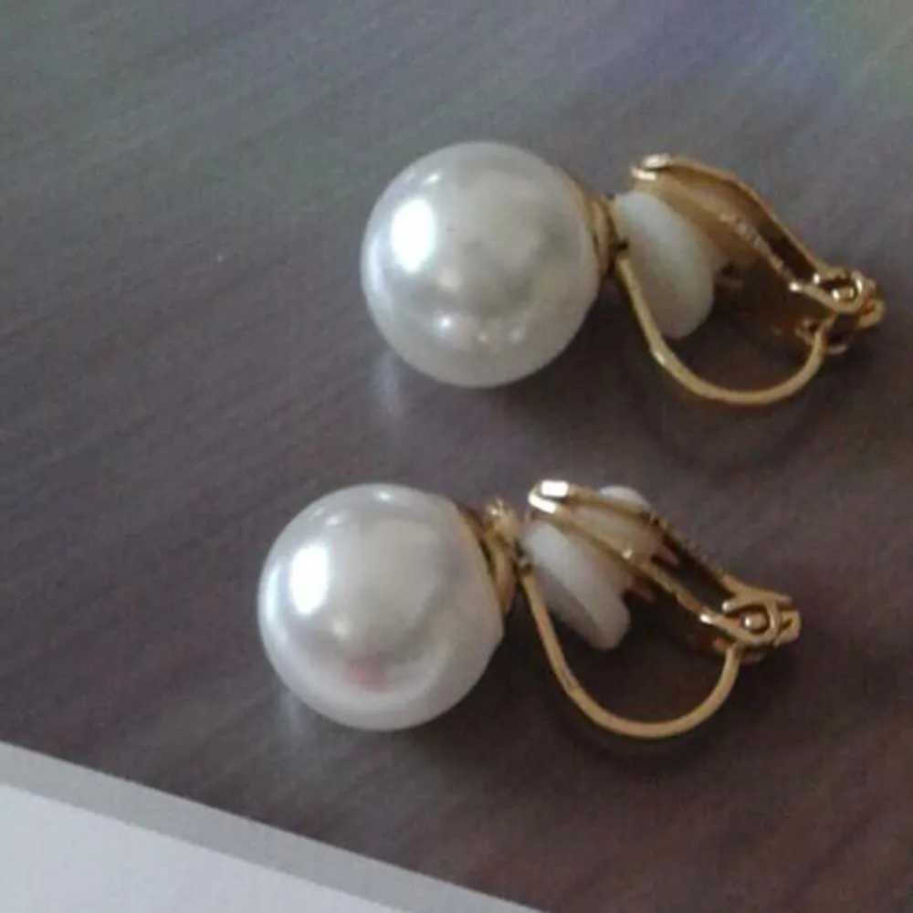 JIOFREE New Arrive Fashion Simple pearl clip on Earrings Non Piercing For Women Elegant Simulated Pearl Jewelry BrincosX240913