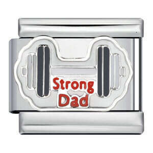 Family Member Titanium Steel Gold-Plated Welding DIY Bracelet Italian Charm Bracelet Italian Charm Links Stainless Steel Fit 9Mm Bracelet Jewelry DIY 