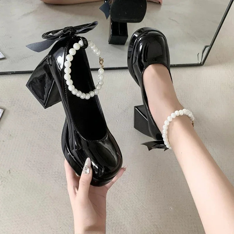 Womens Shoes Fashion Pu Leather Womens High Heels Party Wedding Shoes 240910