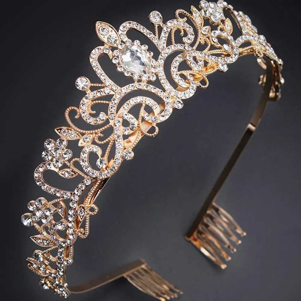 Elegant Bridal Crown Headband Bridal Party Crown Wedding Party Accessories Ladies Fashion Hair Accessories Gift JewelryX240913