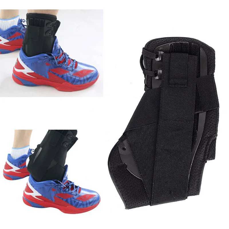 Ankle Brace Support Stabilizer Sports Football Compression Adjustable Lace Up Ankle Socks Protector Orthosis Y240913