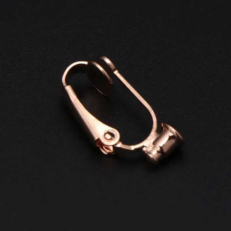 Earrings Adapter Ear Clips Converter For Non-pierced People Clip On Metal Component DIY Jewelry Making Tool FindingsX240913