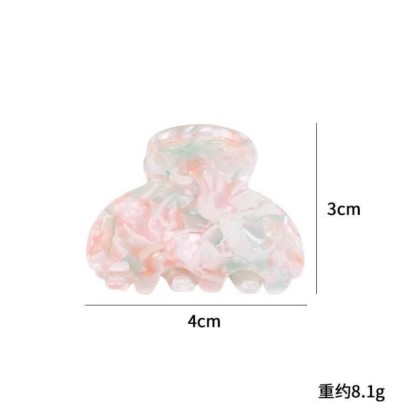 2023 Retro Fashion Mini Hair Claw Hair Clips Geometric Stripe Printing Women Hair Clips hairpin Girl Children AccessoriesX240912