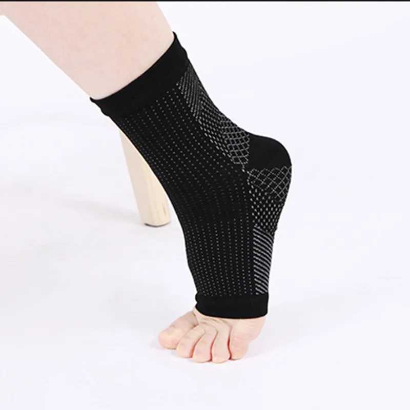 1PCS Elastic Knitted Sports Ankle Support Brace For Cycling Yoga Basketball Volleyball Men Women Foot Joint Ankle Protector Y240913