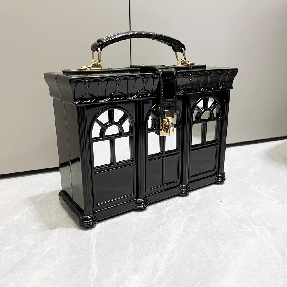 Purses and Handbags Shoulder Bag For Women party Banquet Bag House shape purse funny bag Evening clutch Bag 250319