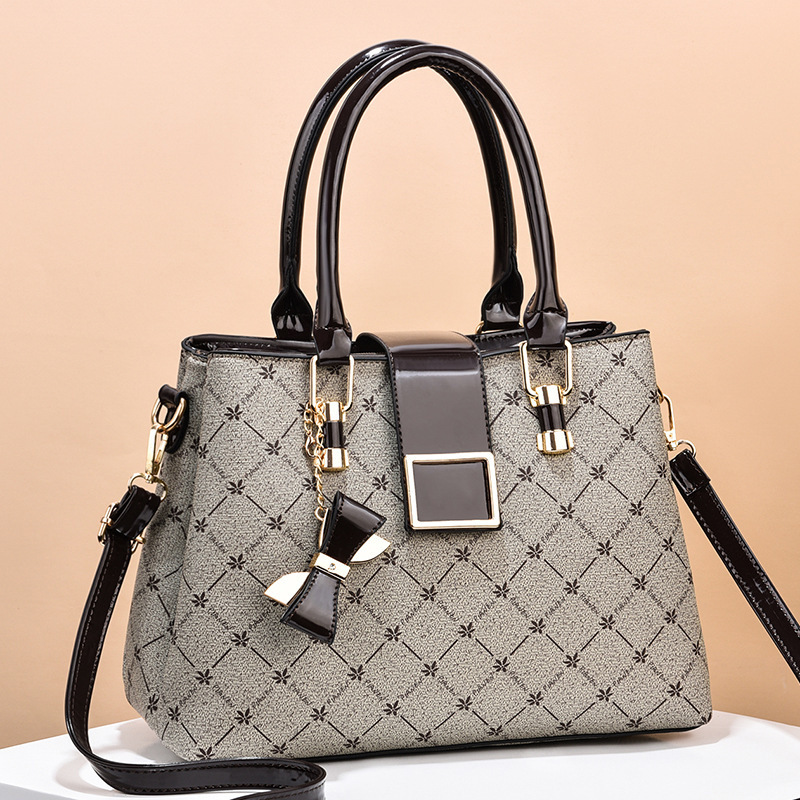 Women's Bag 2024 New Fashionable Printed Women's Handbag Large Capacity Colored Single Shoulder Crossbody Bag Trendy