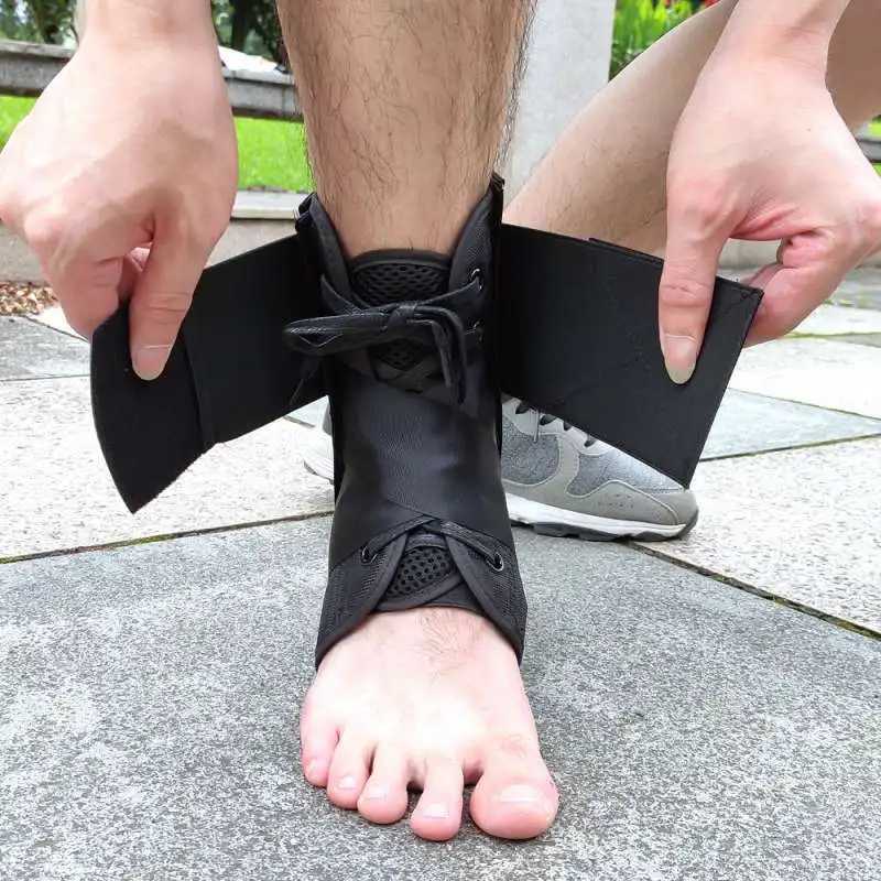 Ankle Braces Bandage Straps Sports Safety Adjustable Ankle Support Protector Y240913