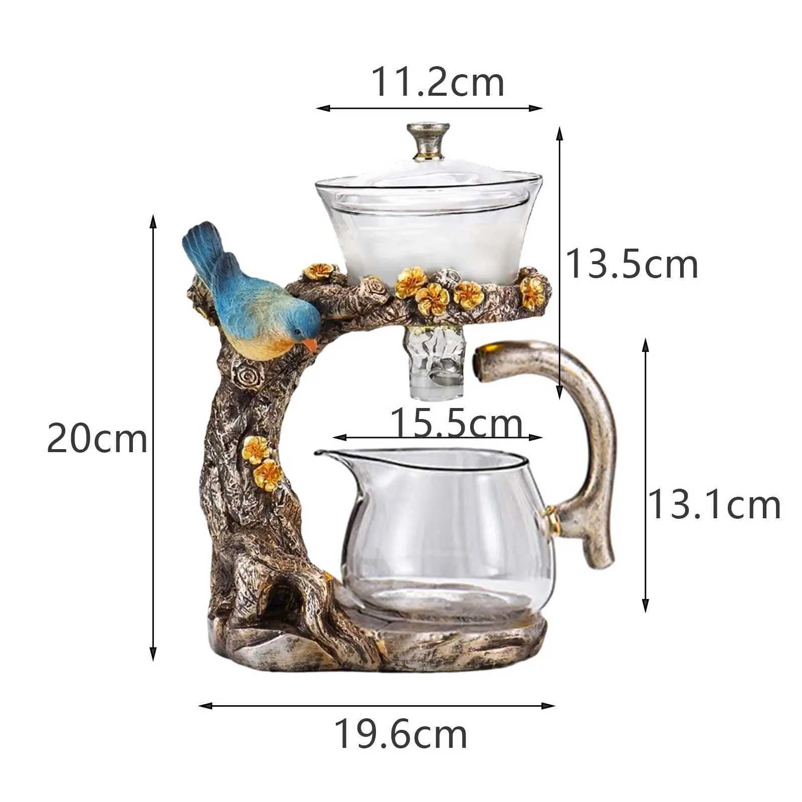 Teapot semi-automatic teapot for New Years office birthday gift dad gift table decoration X240913