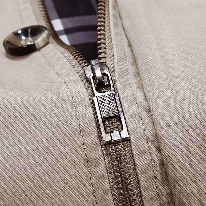 New Spring Autumn Men Hooded Casual Trench Coats Long Jackets High Quality Male Cotton Business Casual Trench Jackets Size 5XL Y240913