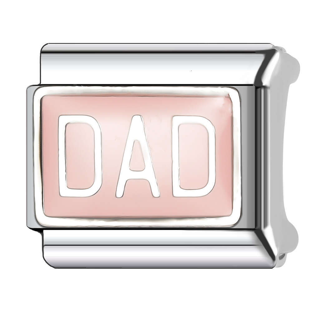 Hot Selg 9Mm Single Section Combination Italian charms bracelet With Titanium Steel Enamel Material Elastic Bracelet DIY