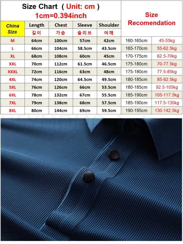 New large 8XL 7XL long sleeved polo shirt mens khaki red blue gray T-shirt breathable ice fast drying nylon polo mens golf T-shirt W240913