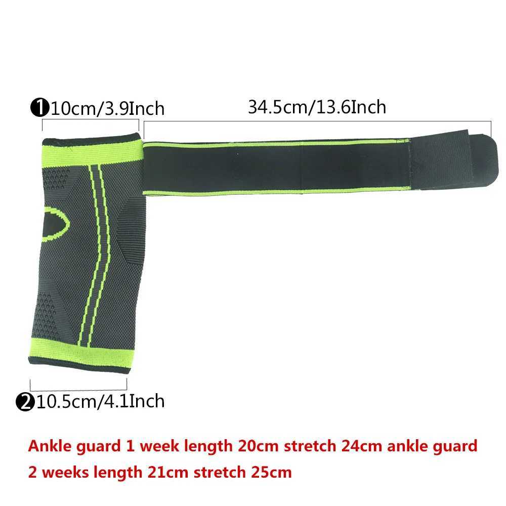 1 PC Sports Ankle Brace Compression Strap Sleeves Support 3D Weave Elastic Bandage Foot Protective Gear Gym Fitness Y240913