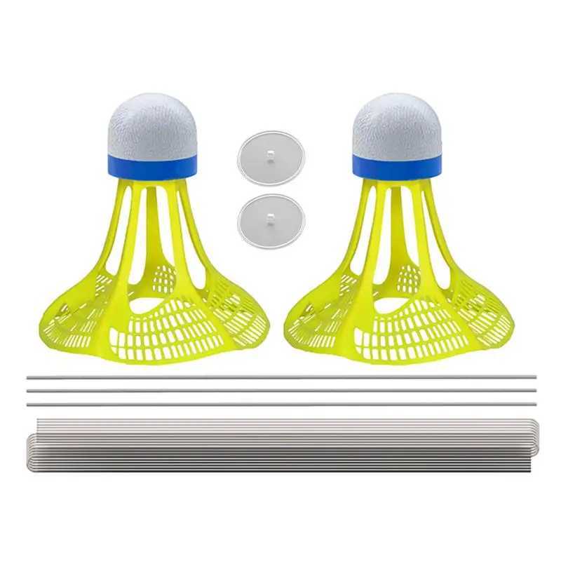 Elastic Badminton Trainer Set Fun Badminton Solo Trainer Kids with Luminescent Badminton Balls Badminton Training Equipment Y240912