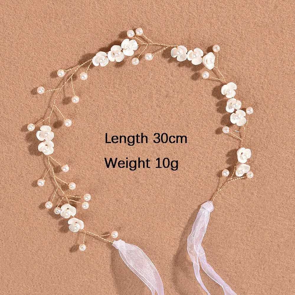 Pearl Rhinestone Women Headband Wedding Hair Accessories For Women Bride Tiara Headband Hair Jewelry Silver Color HairbandX240913
