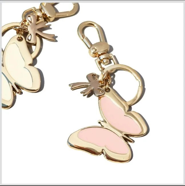 1 piece of luggage handbag hardware accessories metal handbag high-end butterfly pendant decorative buckle 240907