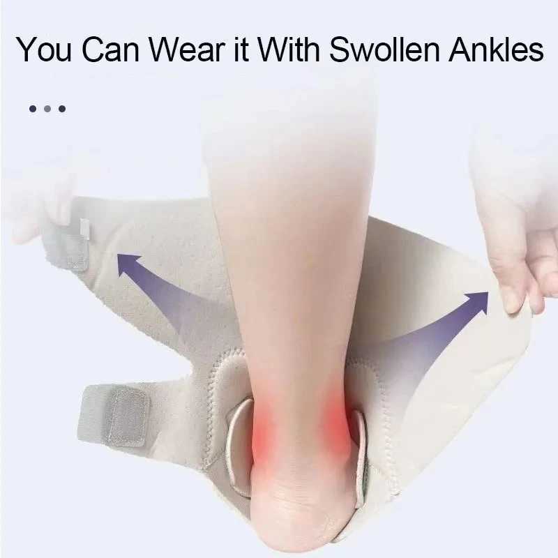 1PCS Adjustable Sports Ankle Compression Support-Ankle Sprained Brace Joint Protector-for Cycling Running Basketball Soccer Y240913