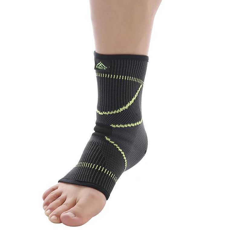 new style simple elasticity sports safety series green stripe ankle support ST2546 Y240913