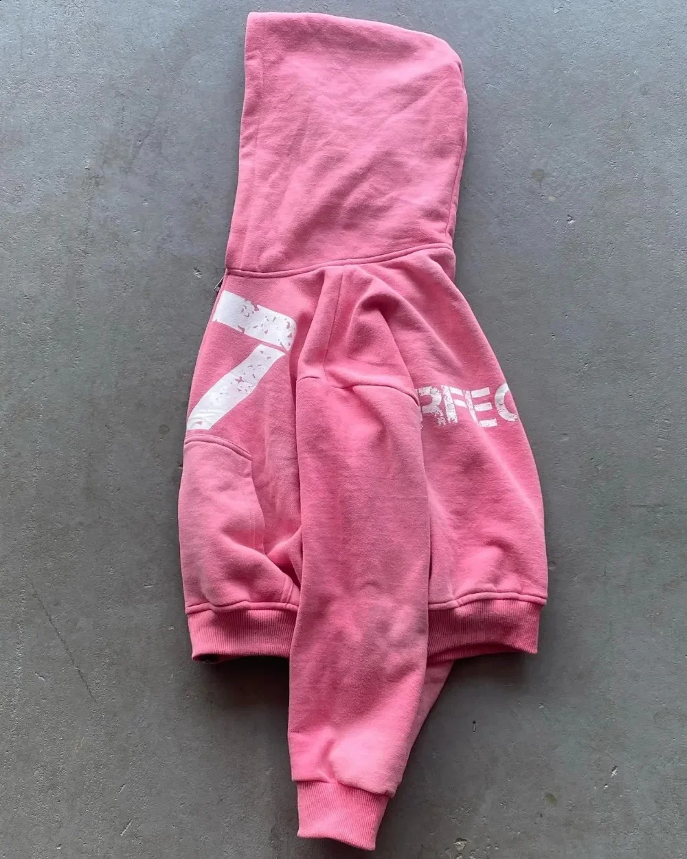Y2K American hip-hop fashion 07 printing oversize zipper cardigan men and women Harajuku Gothic casual pants street wear 240912CJ