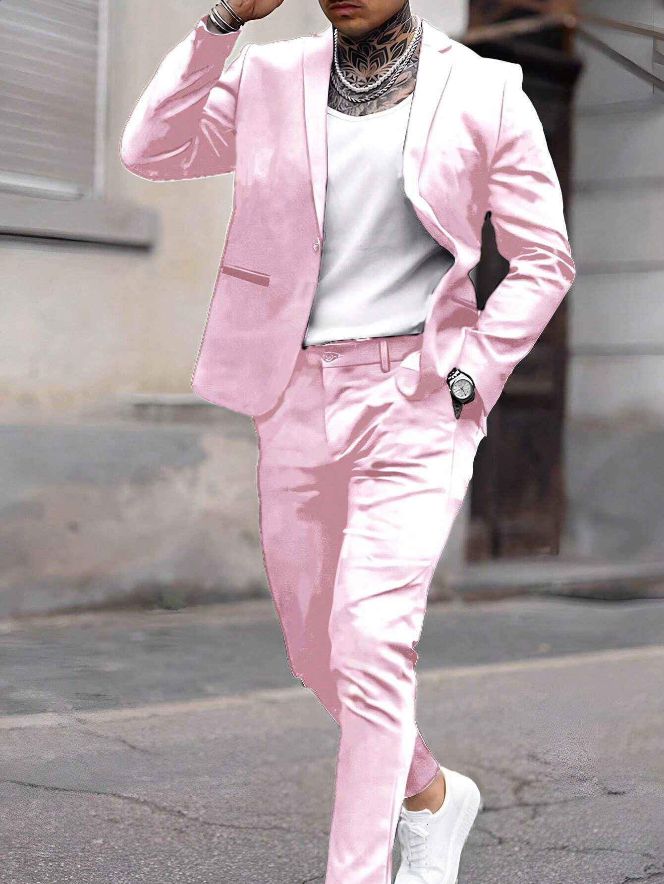 Men's Suits Blazers Arrival Slim Fit Male Suit Notched Lapel Groom Tuxedos Formal Business Men Suits 2 Pieces Blazer Pants Traje Hombre 230328
