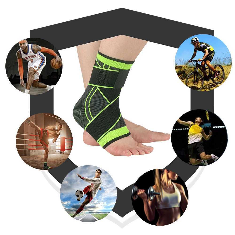 Ankle Braces Compression Ankle Support Bandage Ankle Protector Pads Gym Sports Football Basketball Boxing Men Women Elastic Y240913