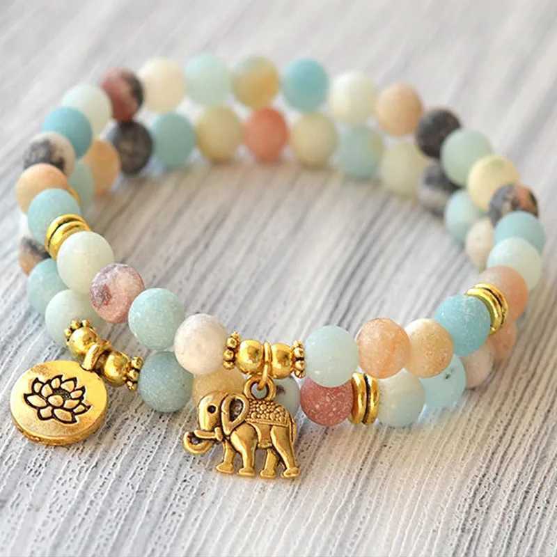 Elephant Bracelet Mara Bracelet Bead Bracelet Stone Jewelry Bracelet Buddhist Bracelet Yoga Bracelet Fertile Bracelet W240913