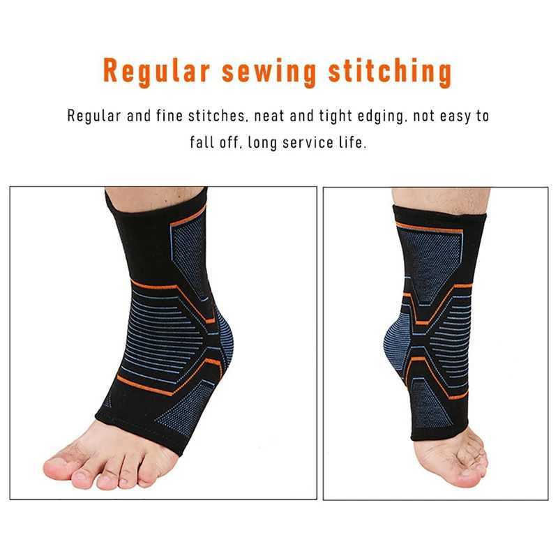 1 PCS 3D Compression Nylon Strap Belt Ankle Protector Football Ankle Support Basketball Ankle Brace Protective Y240913