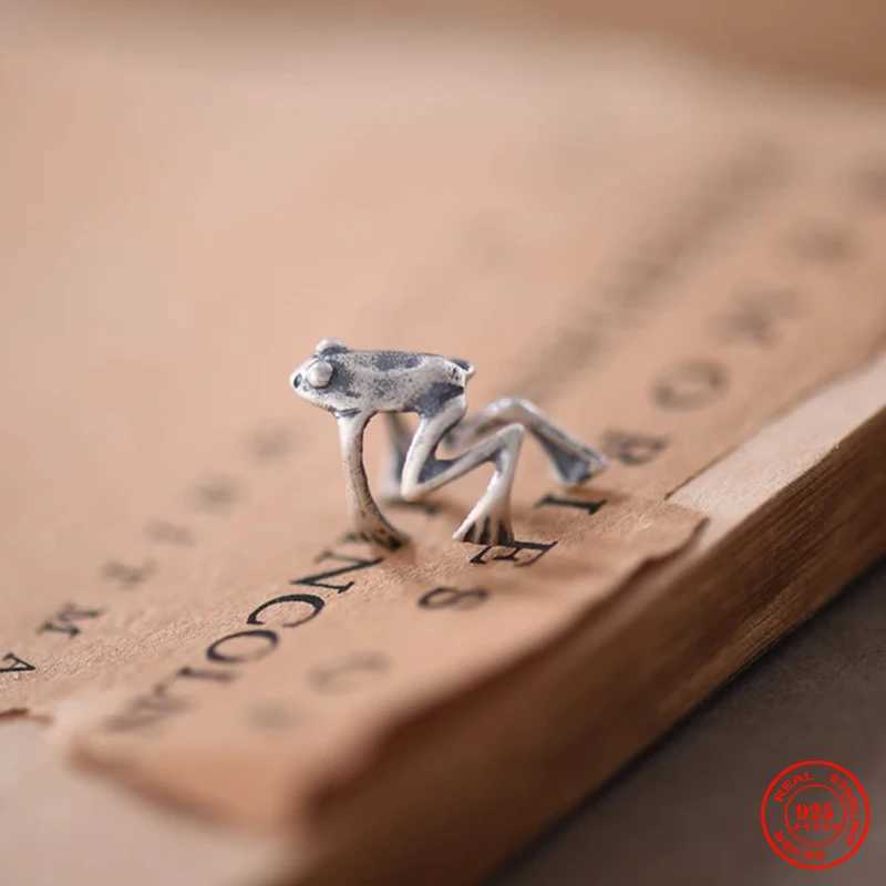 YIZIZAI 925 Sterling Silver Realistic Animal Frog Ear Cuffs For Women Men No Piercing Fake Cartilage Earrings Ear Bone Clip StudX240913