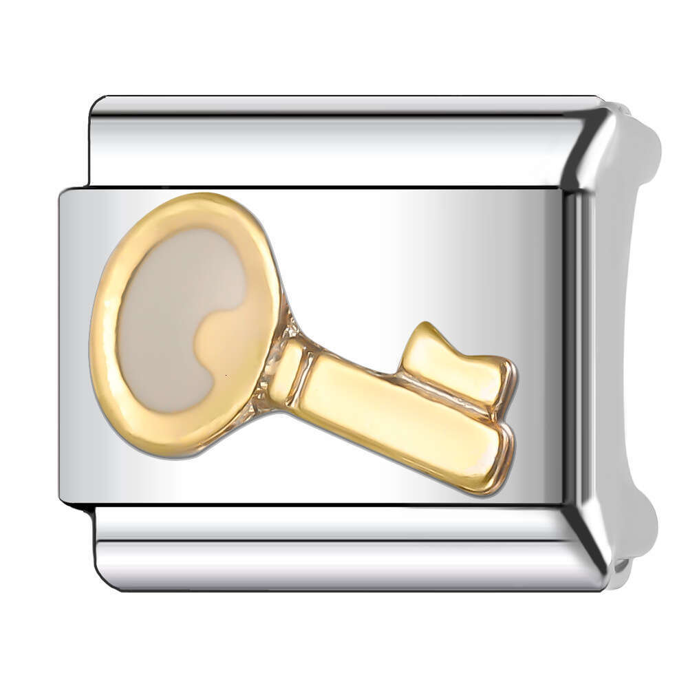 New Women's Gift boy and girl Bead Italian Charms Links Bangle Beads Fit 9mm Stainless Steel Bracelet Making DIY For Women Fashion Jewelry